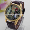 Leather strap fashion cheap children watch